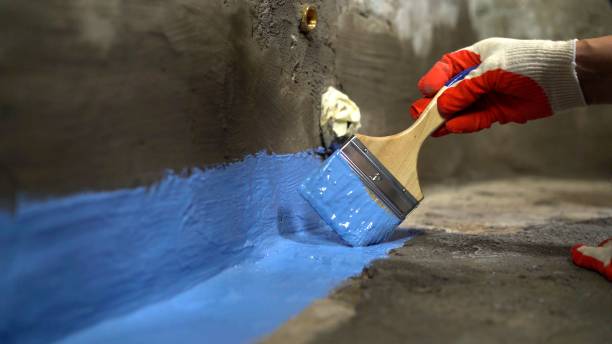 Commercial Basement Waterproofing project at a Mount Vernon, VA business property by SJ Waterproofing Pros